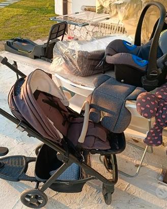 Trio FOPPAPEDRETTI  + base ISOFIX