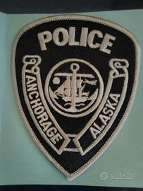 Raccolta distintivi in cotone Polizie America