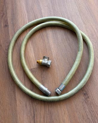Tubo gas metano/GPL in acciaio inox