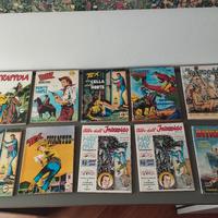 Fumetti misti Tex Intrepido e altri lotto di 10