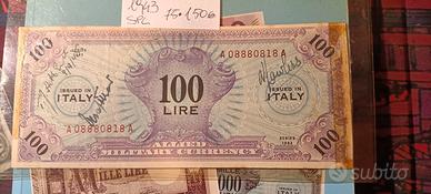 banconota AM lire occ. americana
