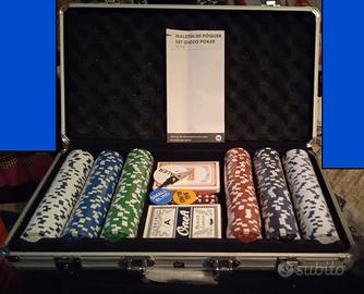 Set Poker Completo: 300 Chips, Carte e Accessori
