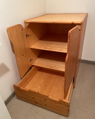 Grande scatola in legno massello