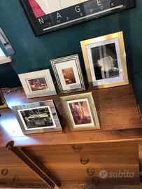 MASCAGNI  5 cornici design metallo anni 80 90