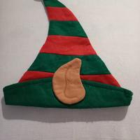 Cappello da elfo con orecchie Natale Carnevale 