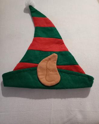 Cappello da elfo con orecchie Natale Carnevale 