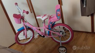 BICI PEPPA PIG  PIÙ  PROTEZIONI NUOVISSIMA!!!!