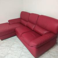 Divano 3 posti angolare con penisola