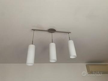 Lampadario giallo arancio