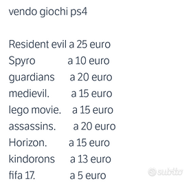 giochi ps4