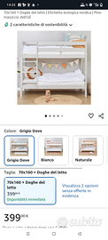 Letto a castello per bambini piccoli