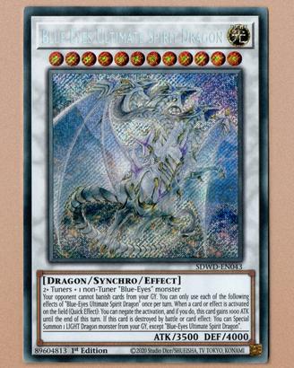 Blue-Eyes Ultimate Spirit Dragon SDWD-EN043 Secret