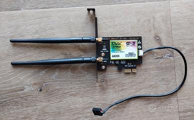  Scheda di rete Wi-Fi 6E Bluetooth  PCI express  