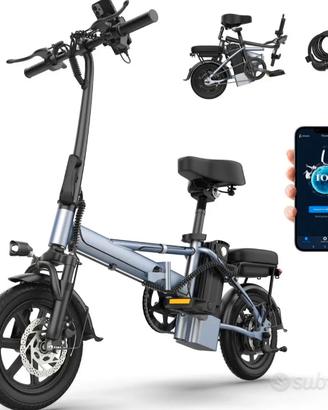 Bicicletta Elettrica 10,4ah E-Bike Bicycle 45KMh