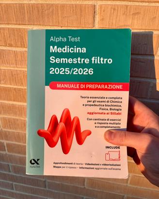 Alpha Test Medicina 2025/2026-Semestre Filtro