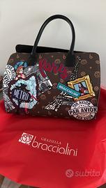 Borsa braccialini collezione cartolina Parigi