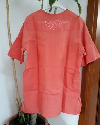 Tunica/camicia corallo Vintage 