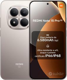 XIAOMI Redmi Note 15 Pro 5G Nuovo!