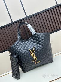 Borsa tote oversize in pelle di agnello YSL