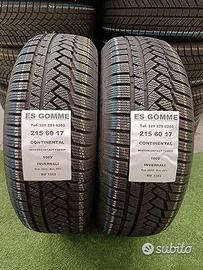 2 gomme 215 60 17 CONTINENTAL INV RIF1363