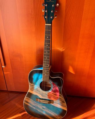 Chitarra acustica Blu Soundsation