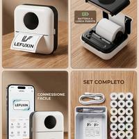 Mini Stampante Termica Bluetooth + 13 Rullini 
