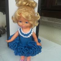 Bambola "ballerina" vintage con carica