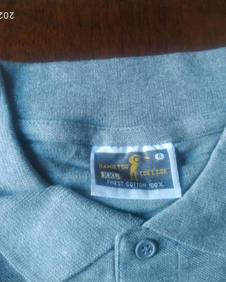polo manica lunga XXL piquet puro cotone NUOVA
