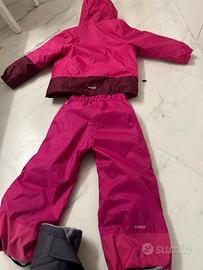 Tuta sci bambina 4 anni