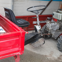 Motozappa con carrello