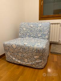 Poltrona divano letto 1 posto ikea