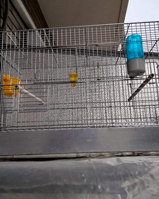 Gabbia 55 cm zincata