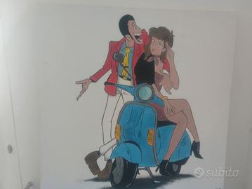 quadro su tela lupin