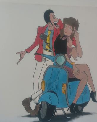 quadro su tela lupin