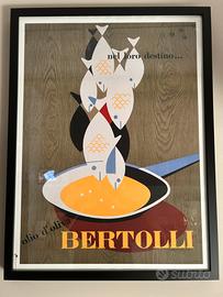 Stampa e Cornice Olio Oliva Bertolli