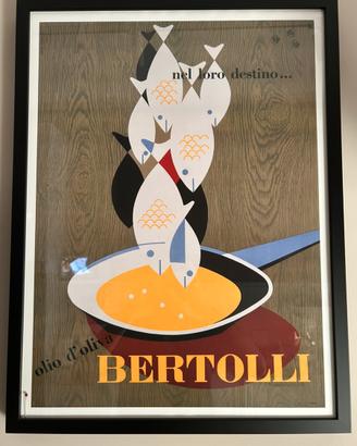 Stampa e Cornice Olio Oliva Bertolli