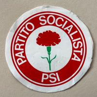 Adesivo vintage socialista originale