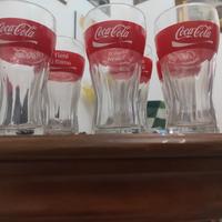 bicchieri coca cola vintage 