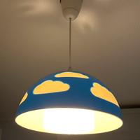 Lampadario Nuvole IKEA SKOJIG Kids - Blu e Bianco