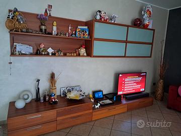  parete soggiorno in ciliegio marca GRATTAROLA