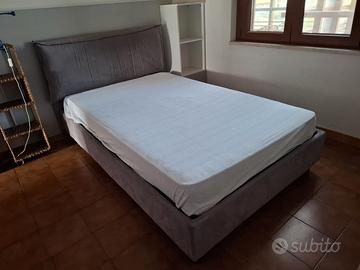Letto Contenitore 1 Piazza e Mezzo + Materasso