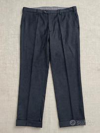 Pantaloni Loro Piana Uomo 56 Grigio Antracite