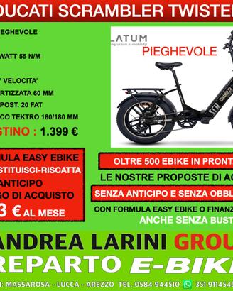 Ebike Fat Ducati Scrambler Twister