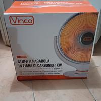 Stufa a parabola in fibra di carbonio 1KW