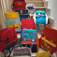 lotto di 11 zaini