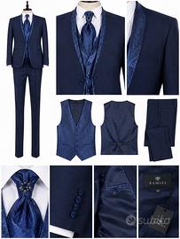 Completo Uomo Ramsey-cerimonia-Blue Navy