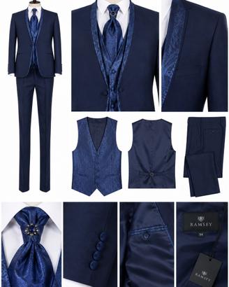 Completo Uomo Ramsey-cerimonia-Blue Navy