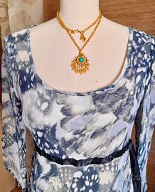 Abito vintage donna viscosa 100% primavera/estate