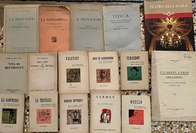 16 libretti opere liriche vintage