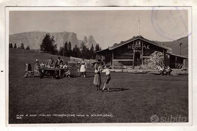 Cartolina Alto Adige Siusi Malga Heisbàk